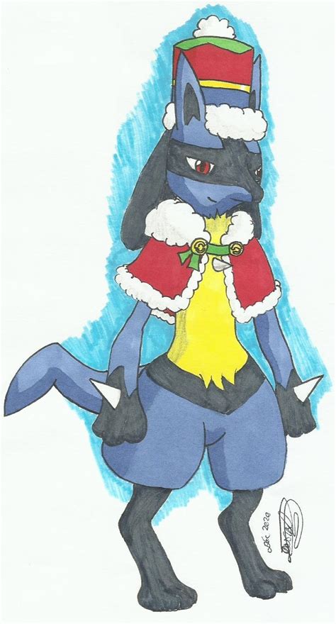 Christmas Lucario By Alicejigsaw On Deviantart