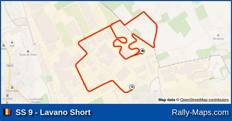 SS 9 Lavano Short Stage Map 6 Uren Van Kortrijk 2021 BRC