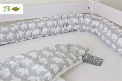 Lagerungshilfe Bettschlange Nestchen Elefant Babydecke Baby Nestchen