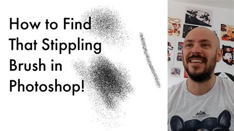 How To Find That Stippling Brush In Photoshop Youtube