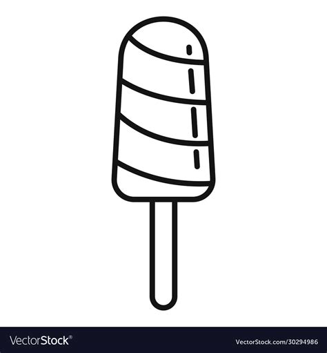 Popsicle Outline