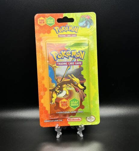 Pokemon EX Fire Red Leaf Green Sealed Blister Pack Charizard Pack Art