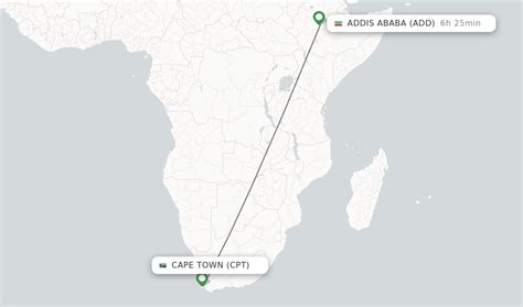 Direct Non Stop Flights From Cape Town To Addis Ababa Schedules