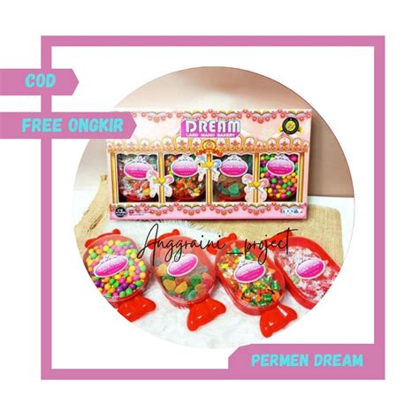 Jual 1 PAKET ISI 4 MACAM COKELAT DAN PERMEN PERMEN DREAM