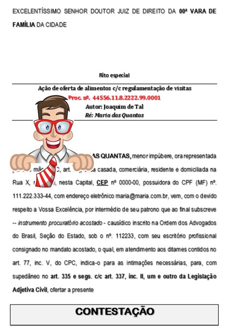 Contesta O A O Alimentos C C Regulamenta O De Visitas