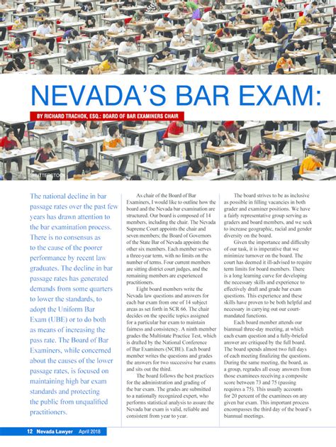 Fillable Online Nevada S Bar Exam State Bar Of Nevada Fax Email Print