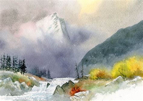 Davidbellamyart Watercolor Landscape Paintings Watercolor Paintings