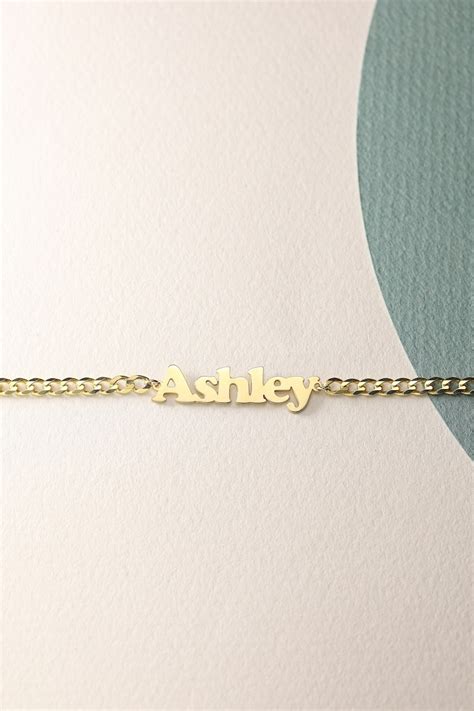 14k Gold Name Bracelet Personalized Bracelet For Women Etsy