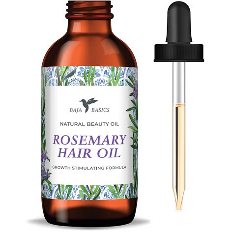 Rosemary Hair Oil 2oz Baja Basics