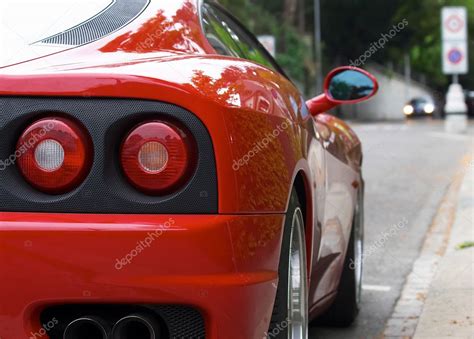 Back lights of a red sports car — Stock Photo © exinocactus #1892590