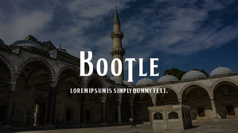 BOOTLE Font : Download Free for Desktop & Webfont