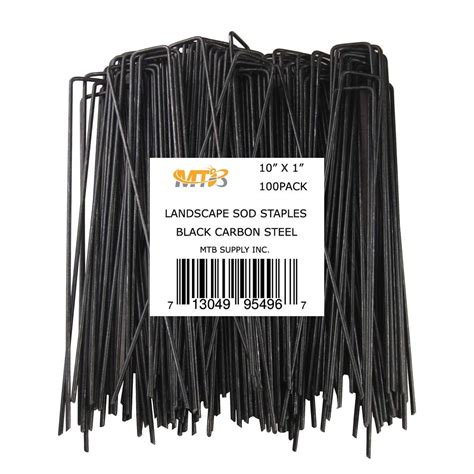 Amazon 100 Pack 10x1 Inch 11GA 0 12inch Landscape Staples Garden