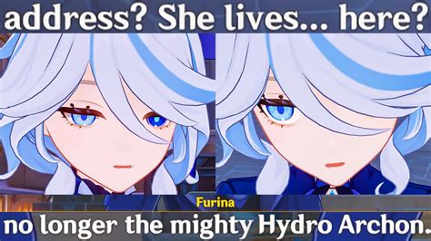 When FURINA No Longer The Hydro Archon Cutscene Fontaine Genshin