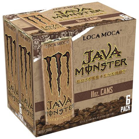 Java Monster Loca Moca Coffee Energy Drink 11 Fl Oz 6 Pack