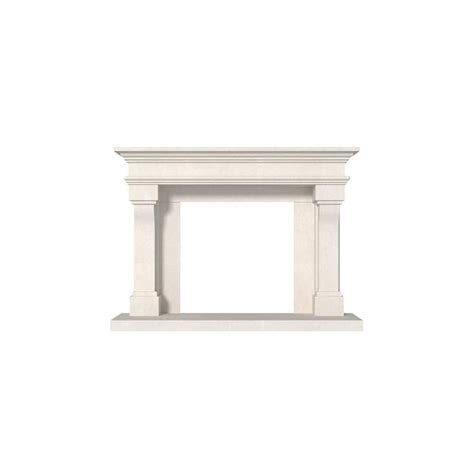 Dynasty Fireplaces Dynasty Lyon In X In Natural White