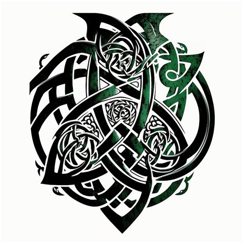 Celtic Symbol Tattoo Design White Background PNG File Download High ...