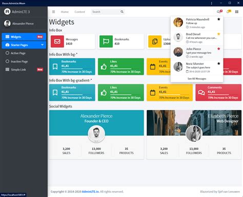 Blazor Admin Template