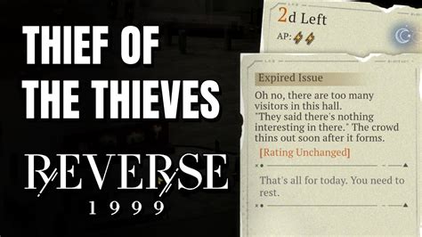 Semua Chapter Thief Of The Thieves Reverse 1999 YouTube