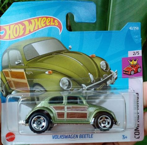 Carrinho Hot Wheels Volkswagen Beetle Verde Brinquedo Hot Wheels Nunca Usado Enjoei