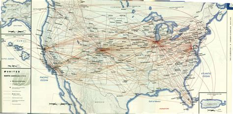 United Airlines Route Map