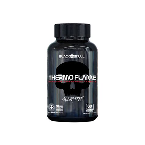 Termogenico Thermo Flame Tabletes Blackskull Queimador De