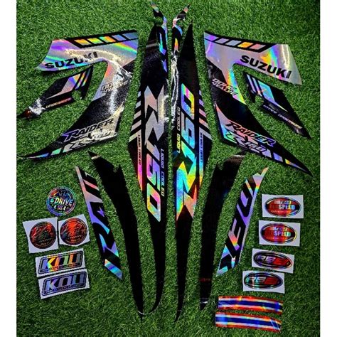 Suzuki Raider Reborn Decal Sticker New Design Shopee Malaysia