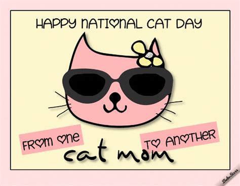 Cat Mom Free National Cat Day Ecards Greeting Cards Greetings