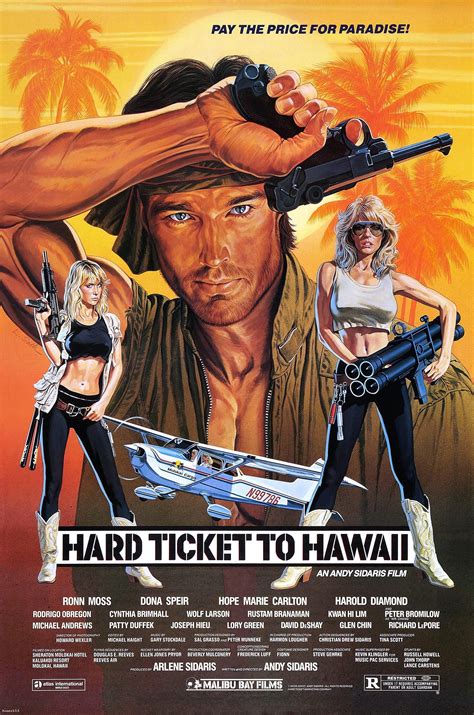 Hard Ticket to Hawaii (1987) [1961 x 2961] : r/MoviePosterPorn