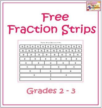 Free Fraction Strips by Nyla's Crafty Teaching | TpT