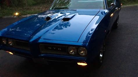 1968 Pontiac Gto For Salephs Certified4004 Speedelectric Blue Youtube