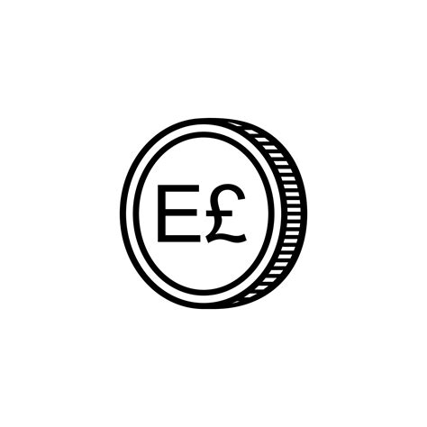 Egypt Currency Icon Symbol, Egyptian Pound, EGP. Vector Illustration ...