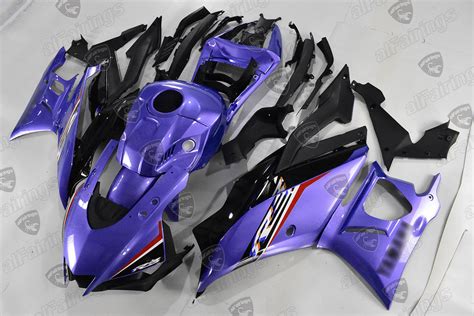 2019 2020 2021 Yamaha Yzf R3 Purple Fairing Kit Alfairings