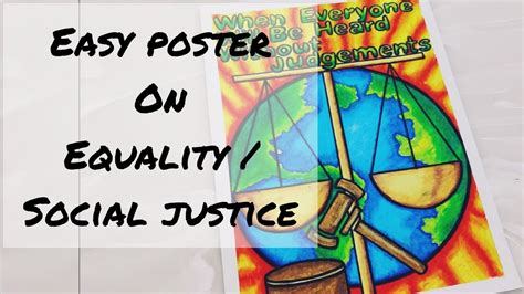 Poster On Equality And Justice For All