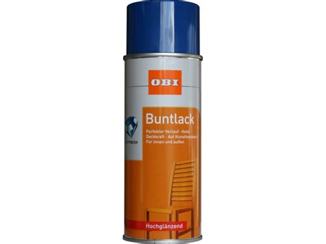 OBI Buntlack Spray RAL 5010 Enzianblau hochglänzend 400 ml kaufen bei OBI