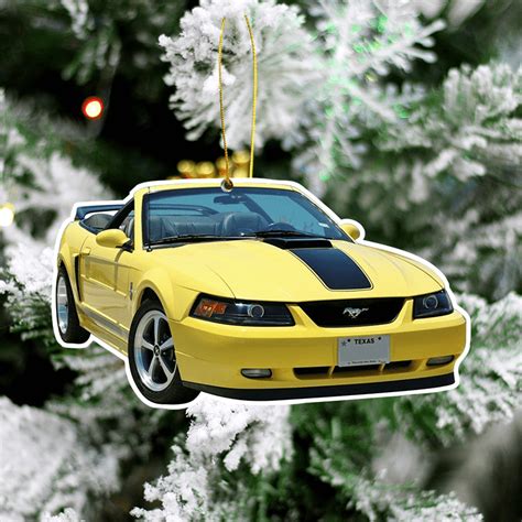 Mustang Christmas Tree Decoration Hanging Ornament Set New Version Trendysweety