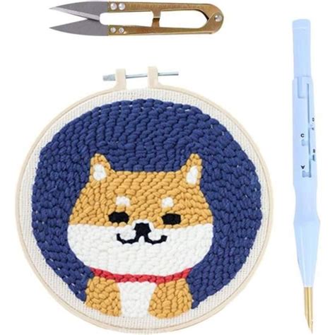 Poin On Aiguille Broderie Kit Chiot Broderie Kit Point De Croix