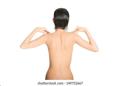 Rear View Beautiful Nude Woman Perfect Stock Photo 149752667 Shutterstock