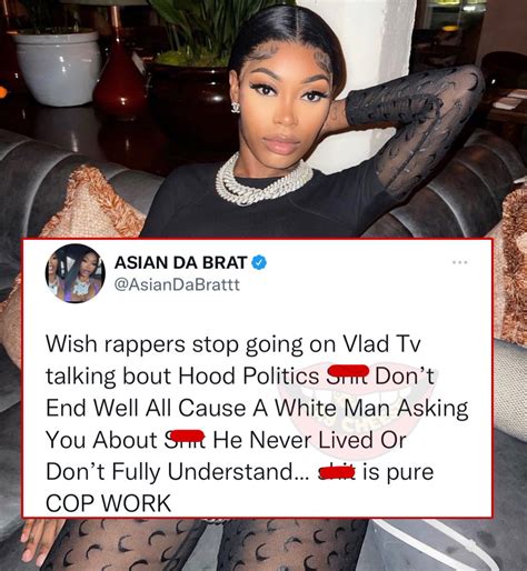 Say Cheese 👄🧀 On Twitter Asian Doll Says Rappers Shouldnt Do