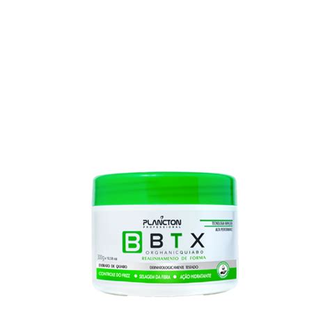 Plancton Professional BTX Quiabo Orghanic Realinhamento De Forma 300g