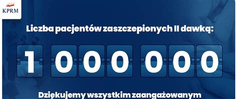 Ju Milion Os B Zaszczepionych Przeciw Covid Obiema Dawkami