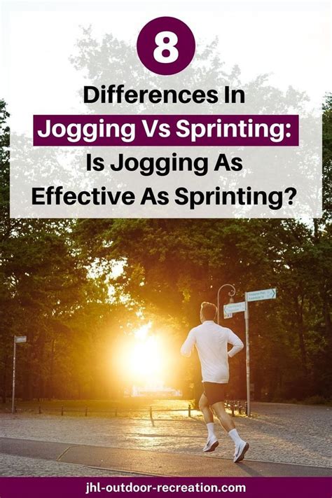 8 Differences In Jogging Vs Sprinting Is Jogging As Effective As