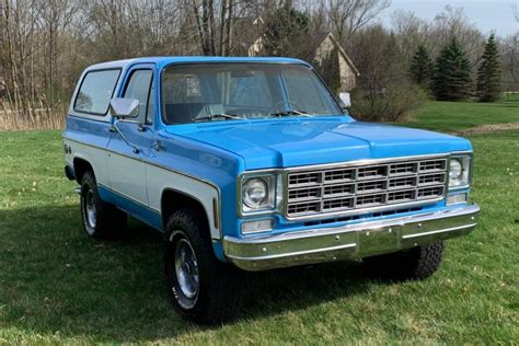 1976 Chevrolet K5 Blazer Cheyenne 4x4 For Sale On Bat Auctions Sold