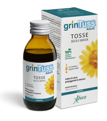 Rimedio Per La Tosse Secca E Grassa Con Formula Naturale Grintuss