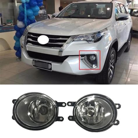 Pcs Set Fog Lamp Fit For Fortuner Fog Lights Daytime