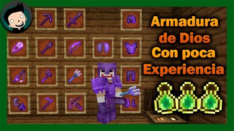 LA MEJOR ARMADURA DE MINECRAFT Como Encantar A Bajo Costo YouTube