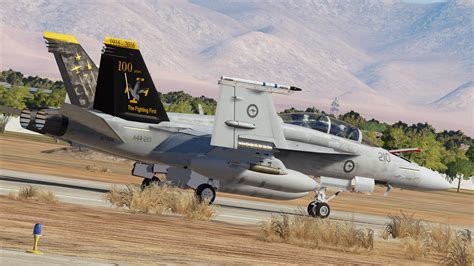 Raaf Fa 18f Super Hornet 1sqn A44 210 100th Anniversary V14