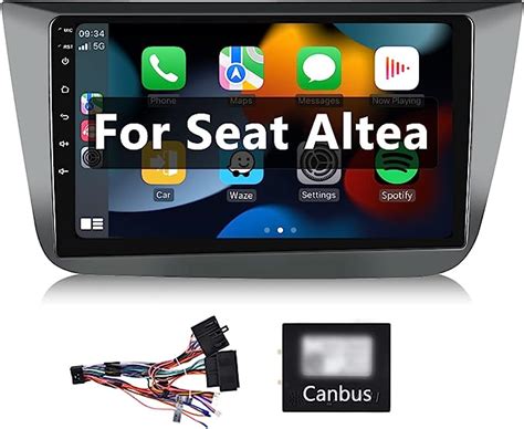 Hodozzy Carplay Android Autoradio für Seat Altea 2004 2015 2 Din