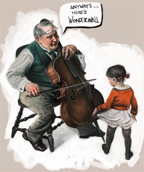 Very Chill Cellist Norman Rockwell Study Digital X R Art