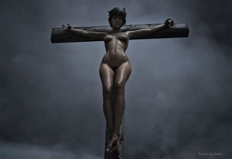 Female Crucifix In The Night V I Digital Art By Ramon Martinez Pixels