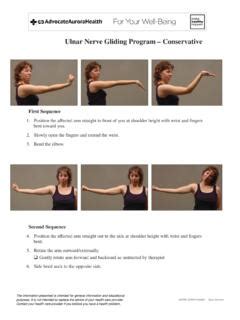 Ulnar Nerve Gliding Exercises - Hand Surgeons / ulnar-nerve-gliding-exercises-hand-surgeons.pdf ...